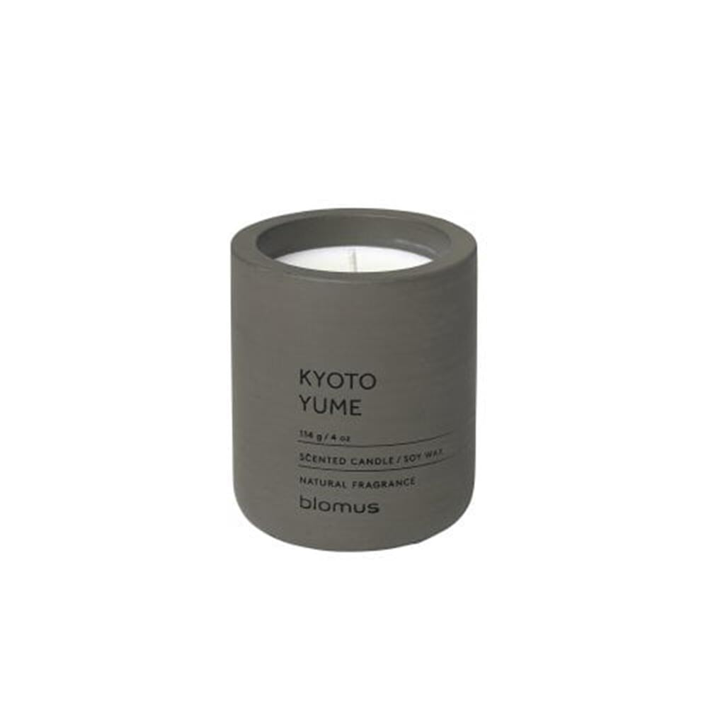 Blomus FRAGA Scented Candle in Dark-Grey Container 6.5cm - Kyoto Yume