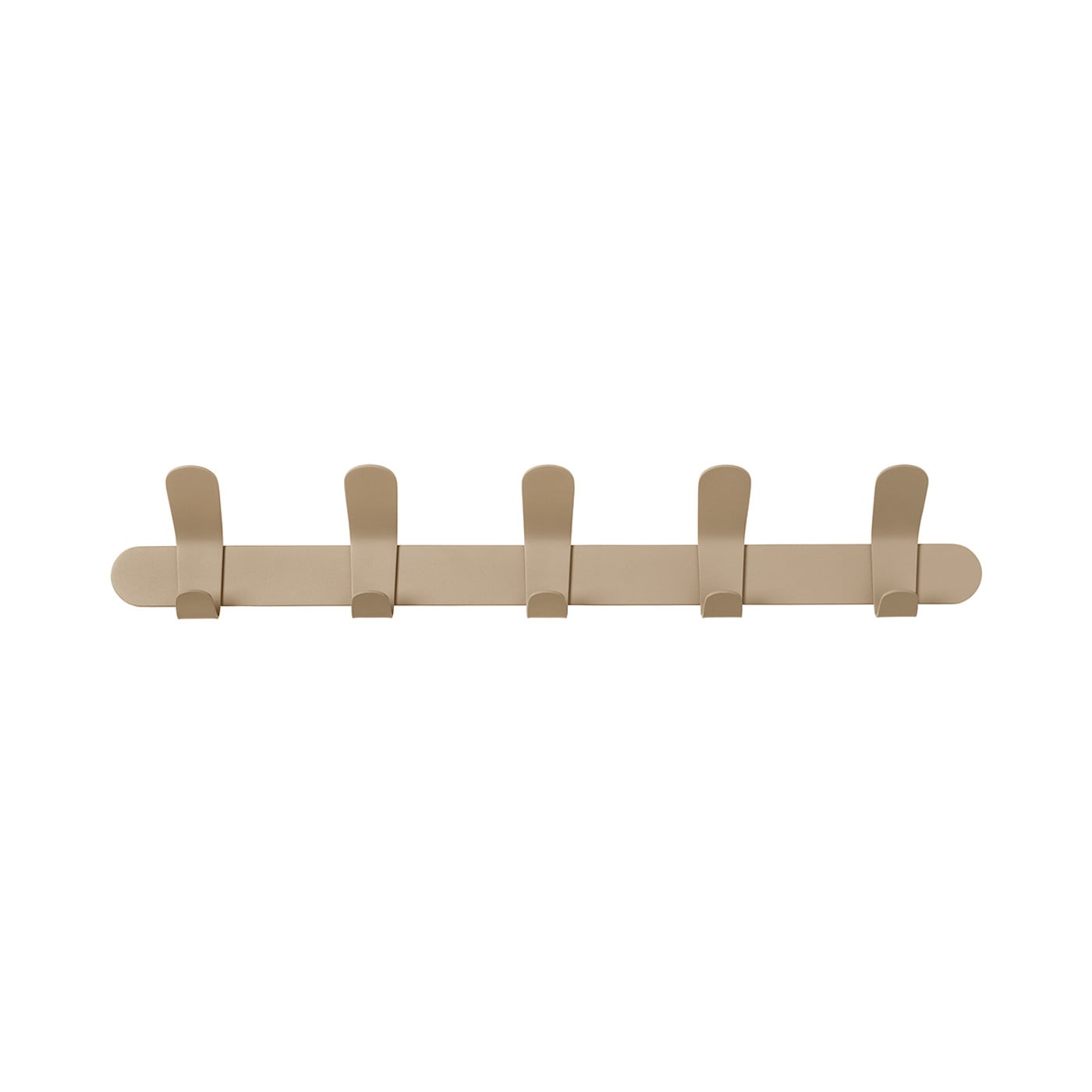 blomus Coat Rack with 5 Hooks in Nomad Tan VENEA