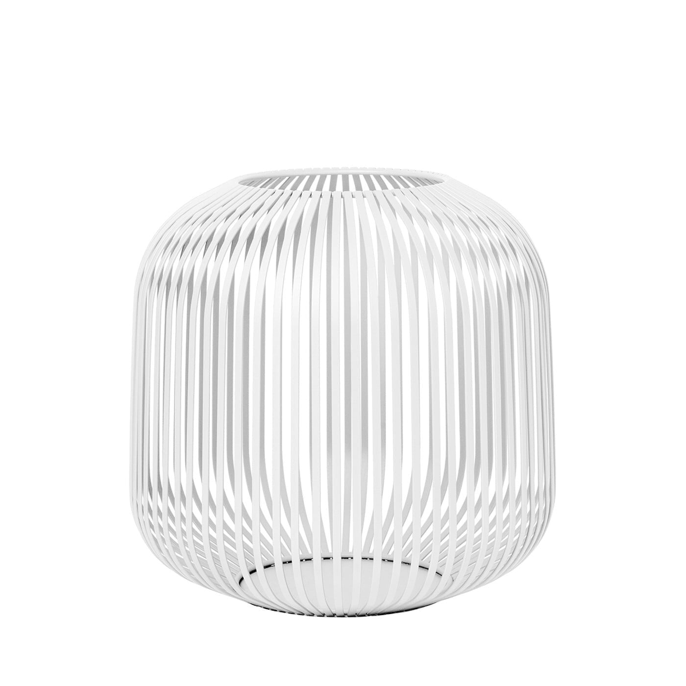 Blomus Lantern - Powder Coated Steel in White: Medium 28x27cm LITO