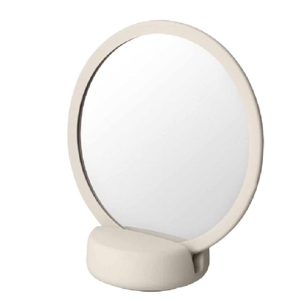 Blomus SONO Cosmetic Mirror with 5x Magnification and Removable Base - Moonbeam