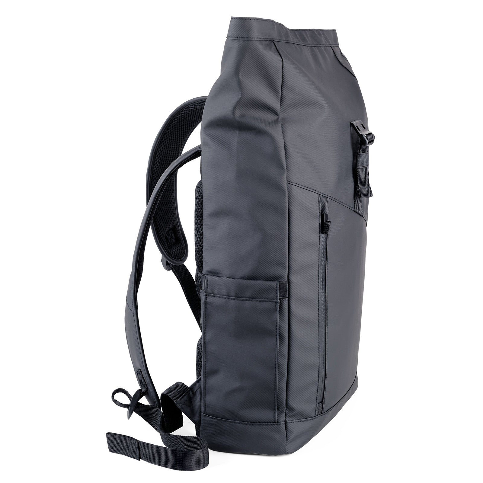 TROIKA Germany 17.5L Roll Top Backpack | AirTag Pocket | Trolley Loop