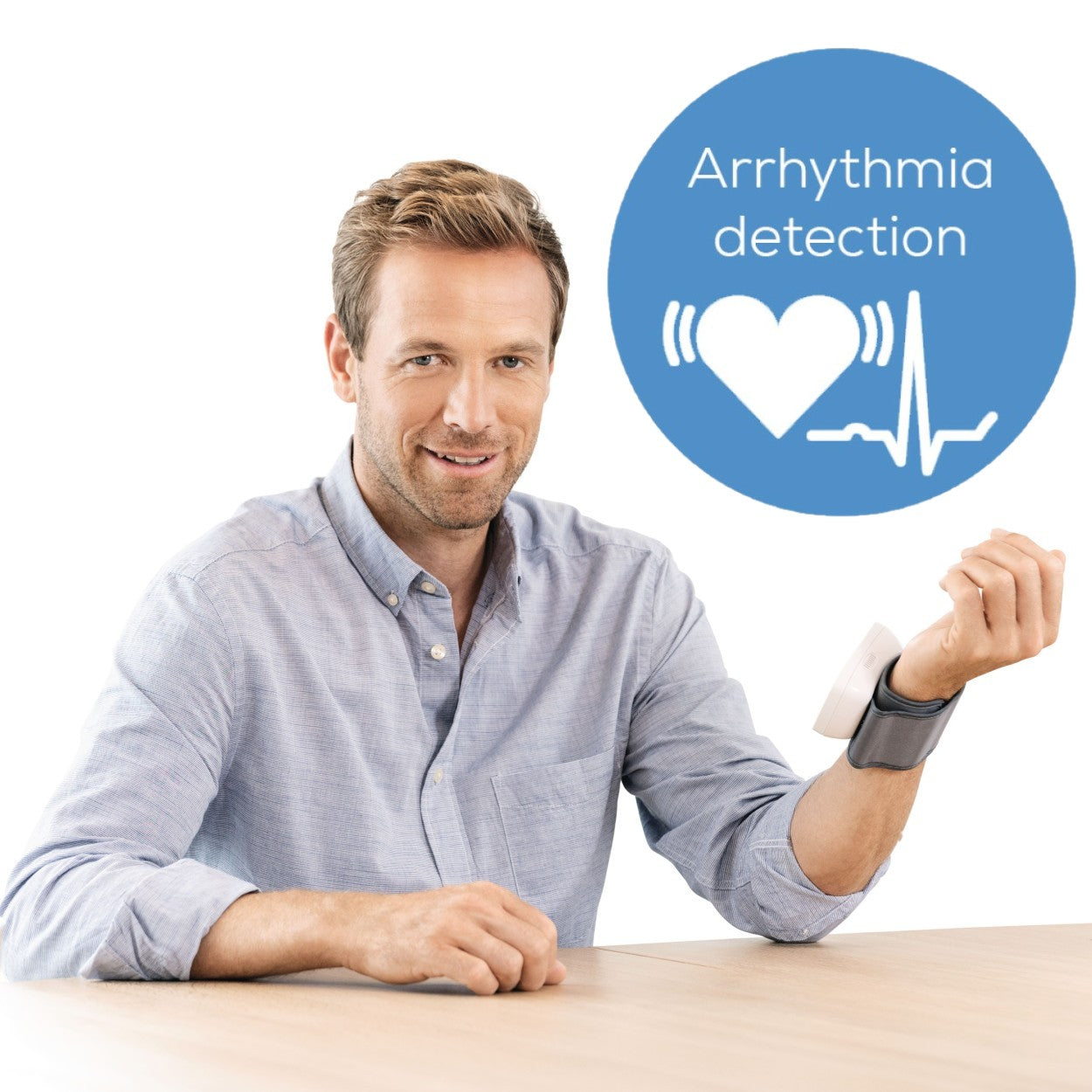 Beurer Germany BC 21 Speaking Wrist Blood Pressure Monitor with Arrhythmia Detection