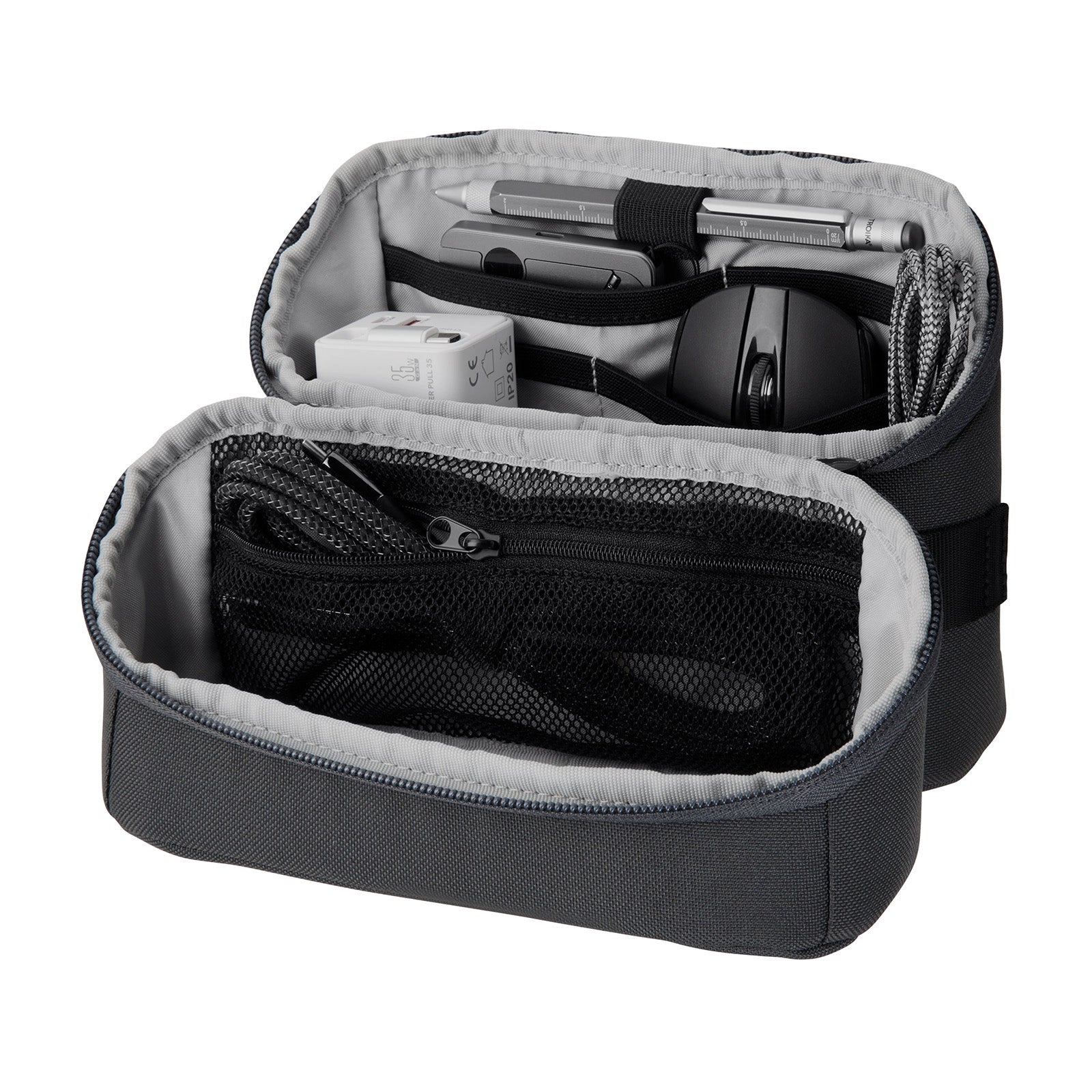 TROIKA Germany Cable Organiser XL | Recycled Ocean Plastic | Foldable