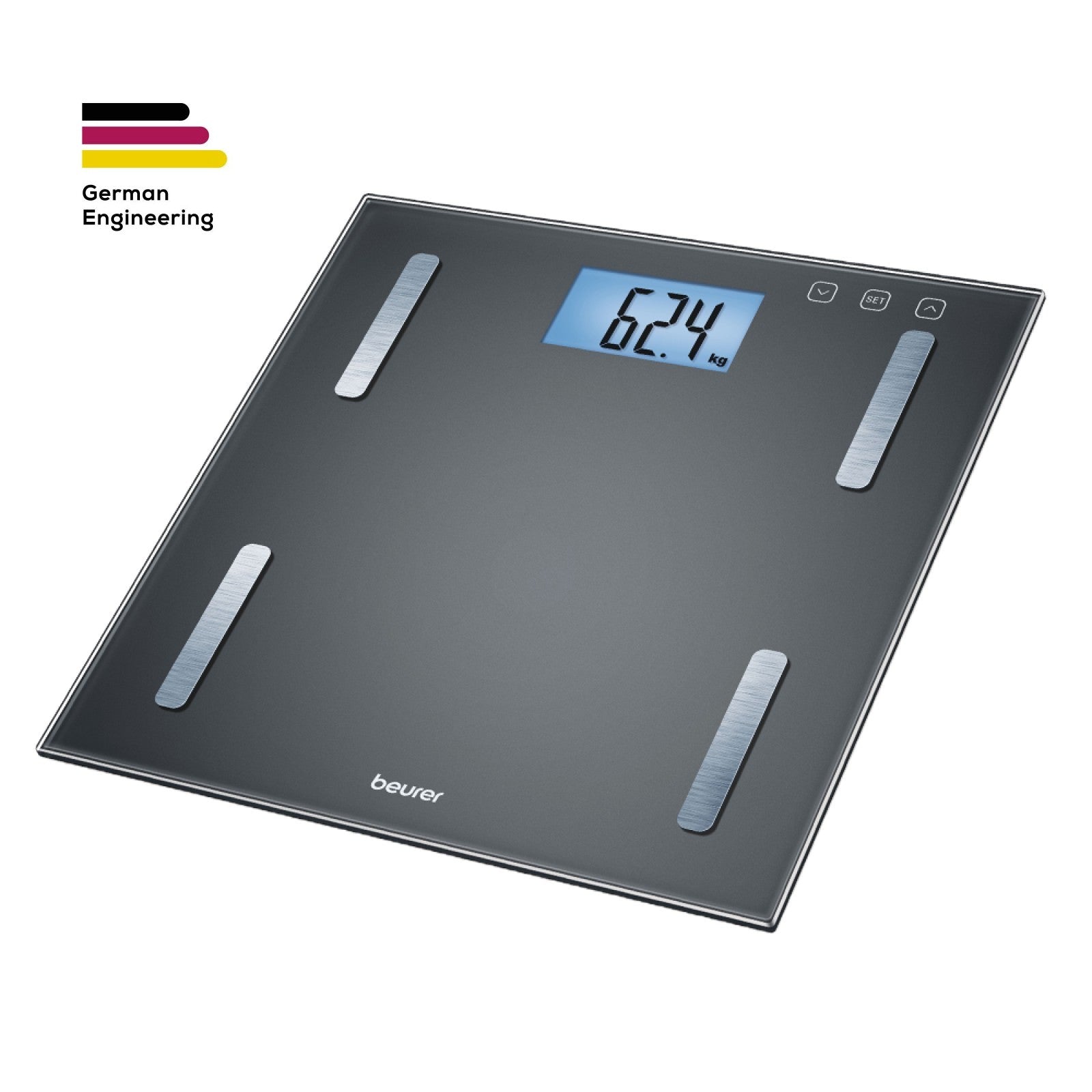 Beurer Germany Diagnostic Scale | Body Fat Bathroom Scale, BMI, Muscle BF 180