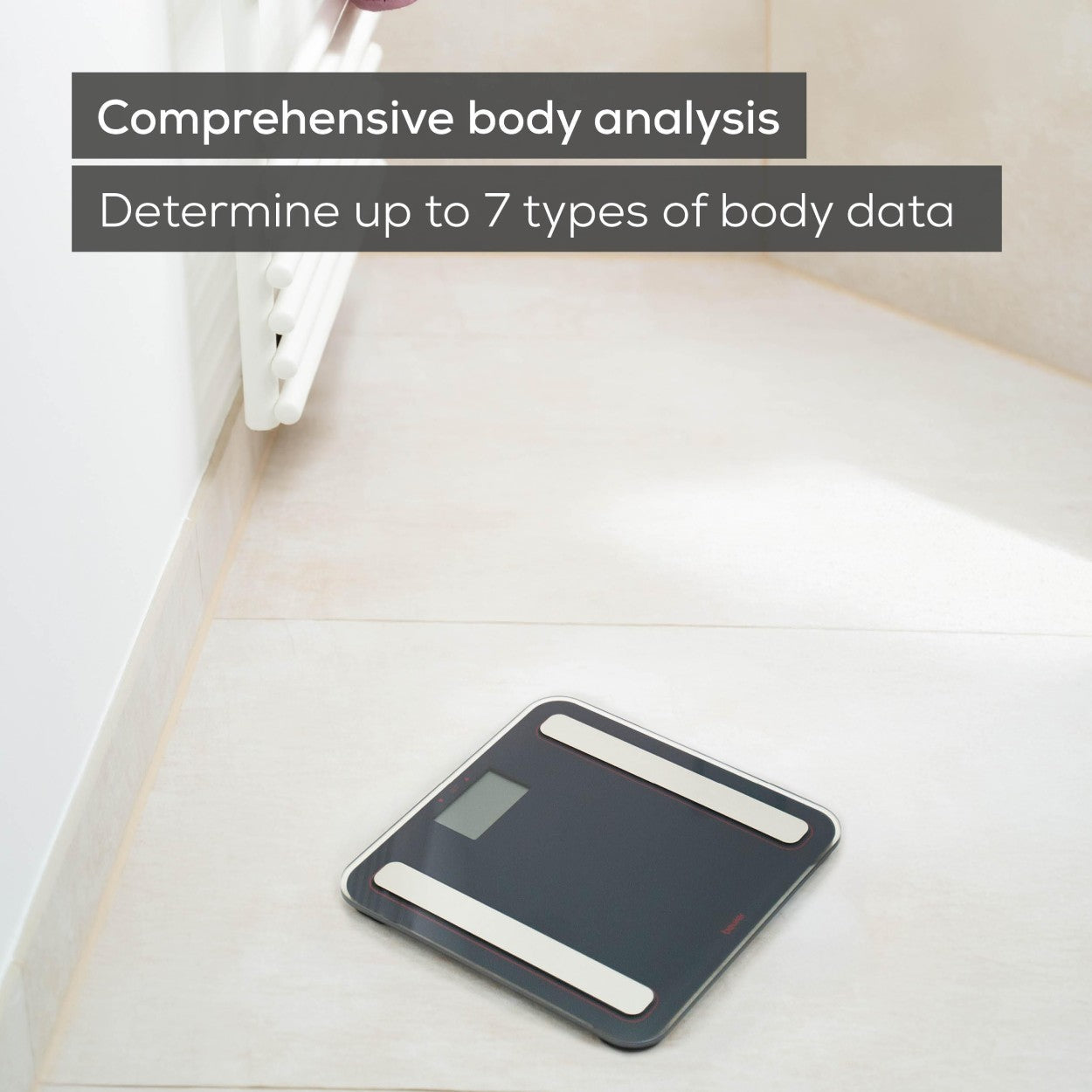 Beurer BF 183 LE25 Diagnostic Bathroom Scale: Weight, Body Fat, Body Water, Muscle Percentage, BMI, Visceral Fat & Metabolic Age