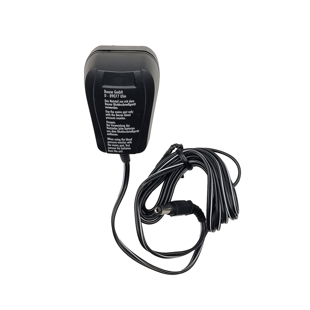 Mains Adapter for Use with Beurer Upper Arm Blood Pressure Monitors BM 20 & BM 57