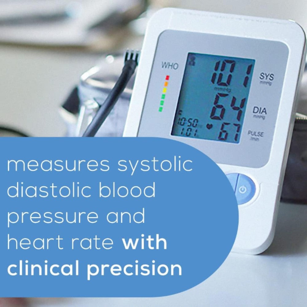 Beurer Germany BM 26 Upper Arm Blood Pressure Monitor: Arrhythmia & Risk Indicator. For up to 4 Users. 30 Memory Spaces