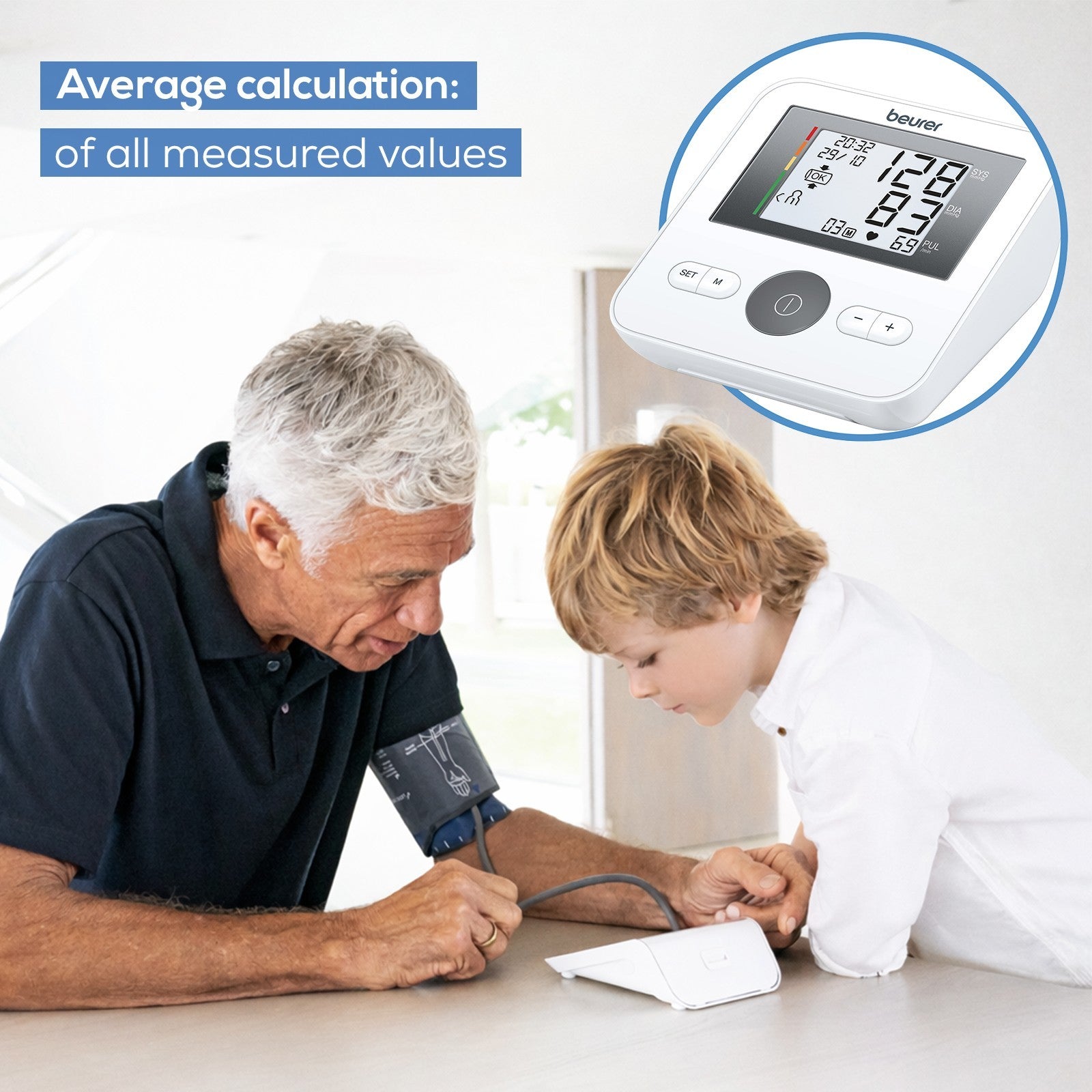 Beurer Germany BM 27 Upper Arm Blood Pressure Monitor | Clinically Accurate | Arrhythmia & Risk Alerts