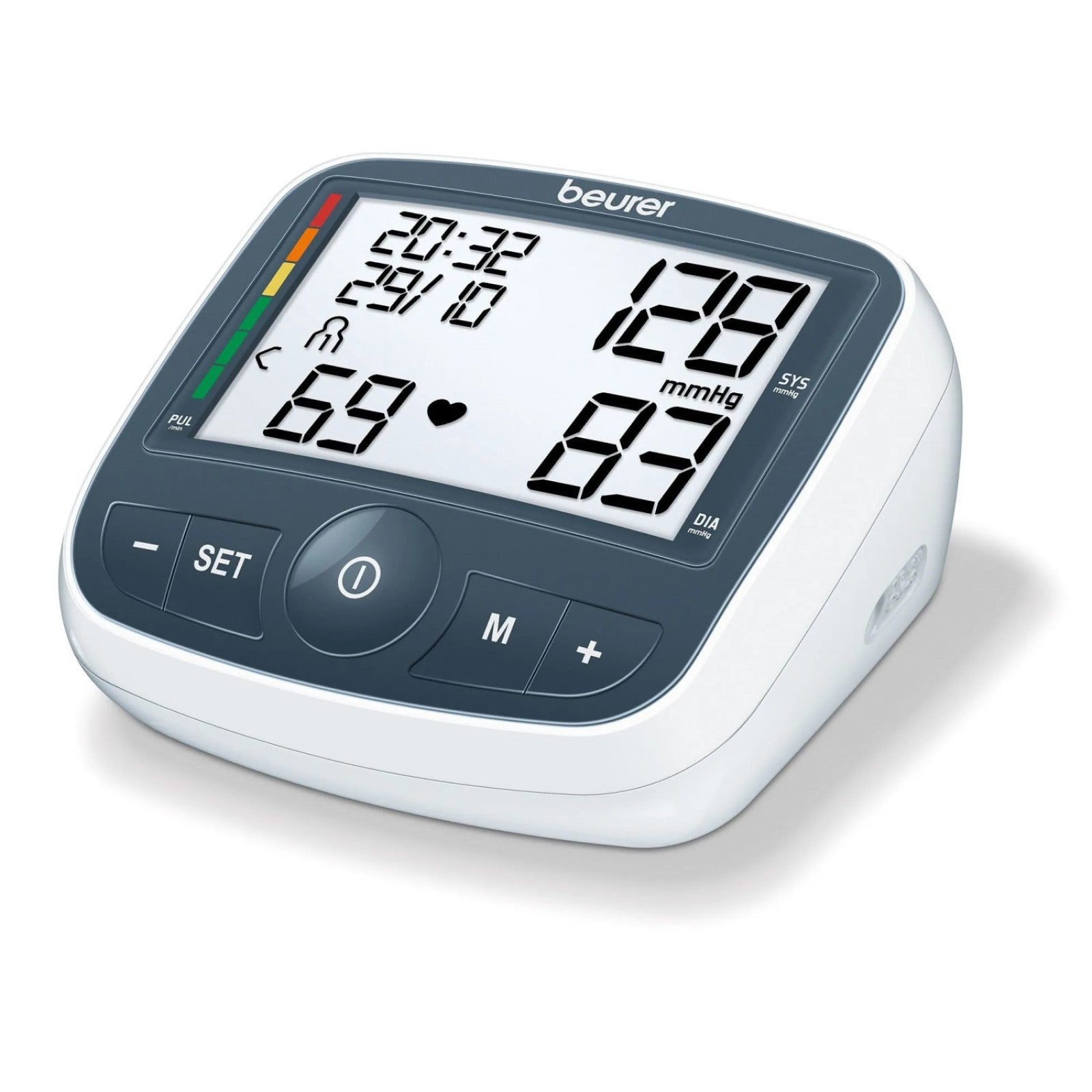 Beurer Germany BM 40 Upper Arm Blood Pressure Monitor: XL Display, Arrythmia & Risk Alerts