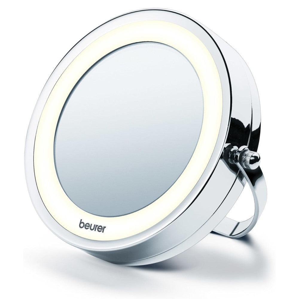 Beurer Cosmetics Mirror: Illuminated 2-in-1 Mounted & Standing Mirror BS 59