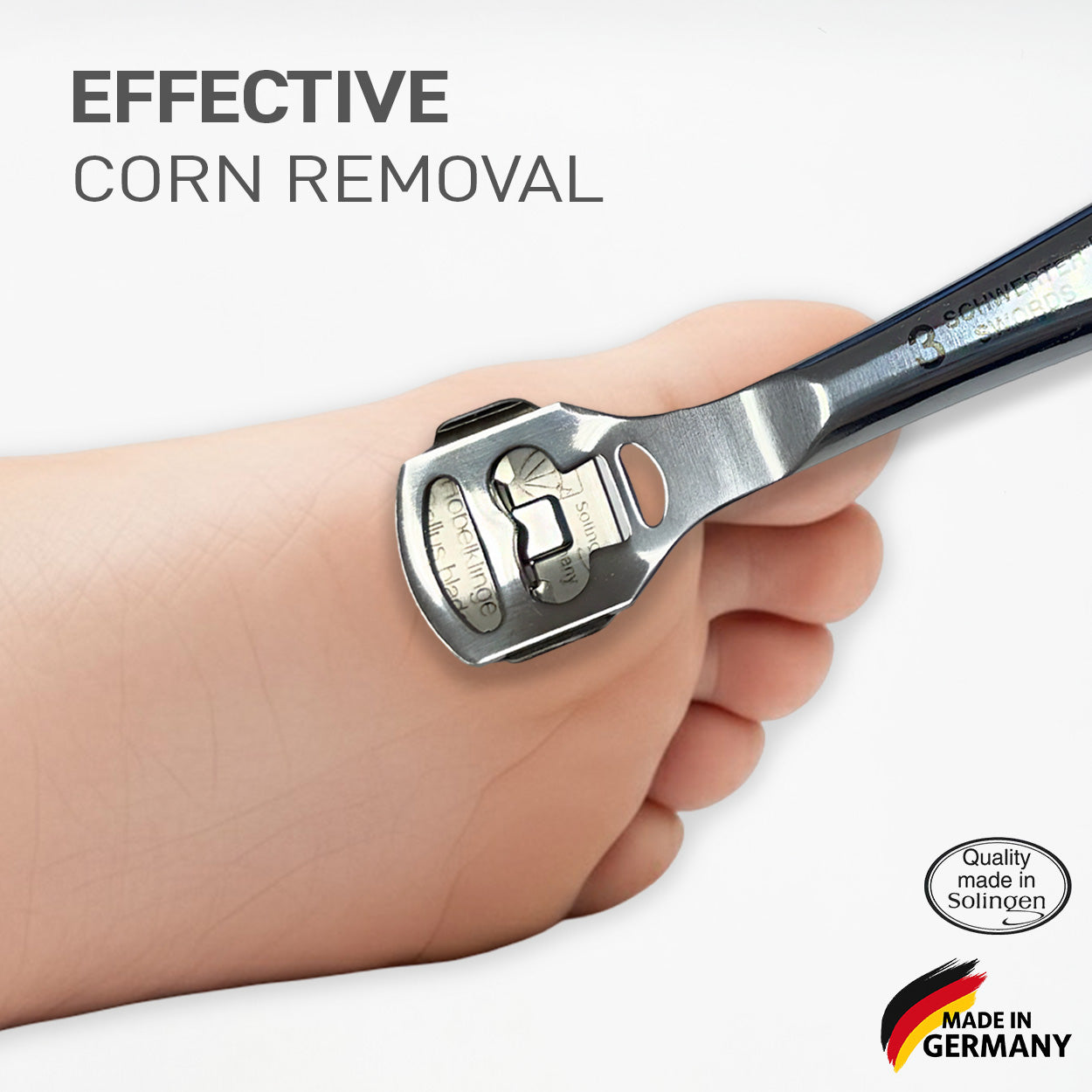 Kellermann 3 Swords Callus Remover BS 5606 Corn Plane with 10 Refill Blades