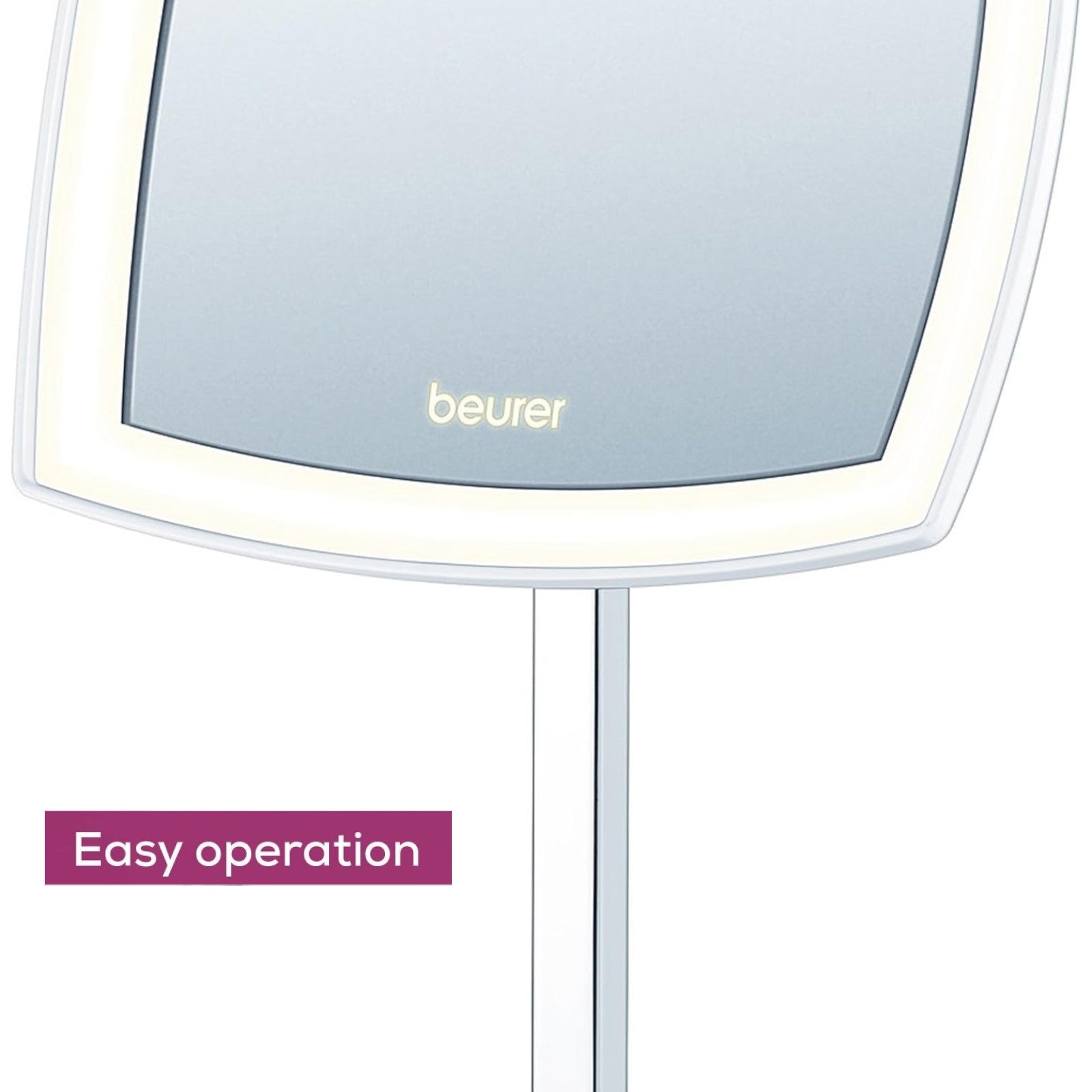Beurer Germany LED Cosmetic Mirror | 5X Magnification. Bright Adjustable LED Light | BS 99