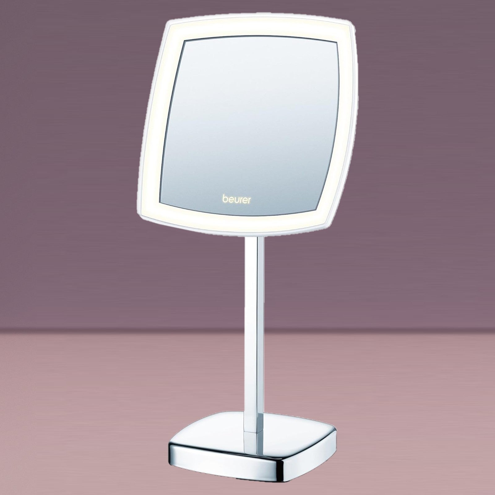 Beurer Germany LED Cosmetic Mirror | 5X Magnification. Bright Adjustable LED Light | BS 99
