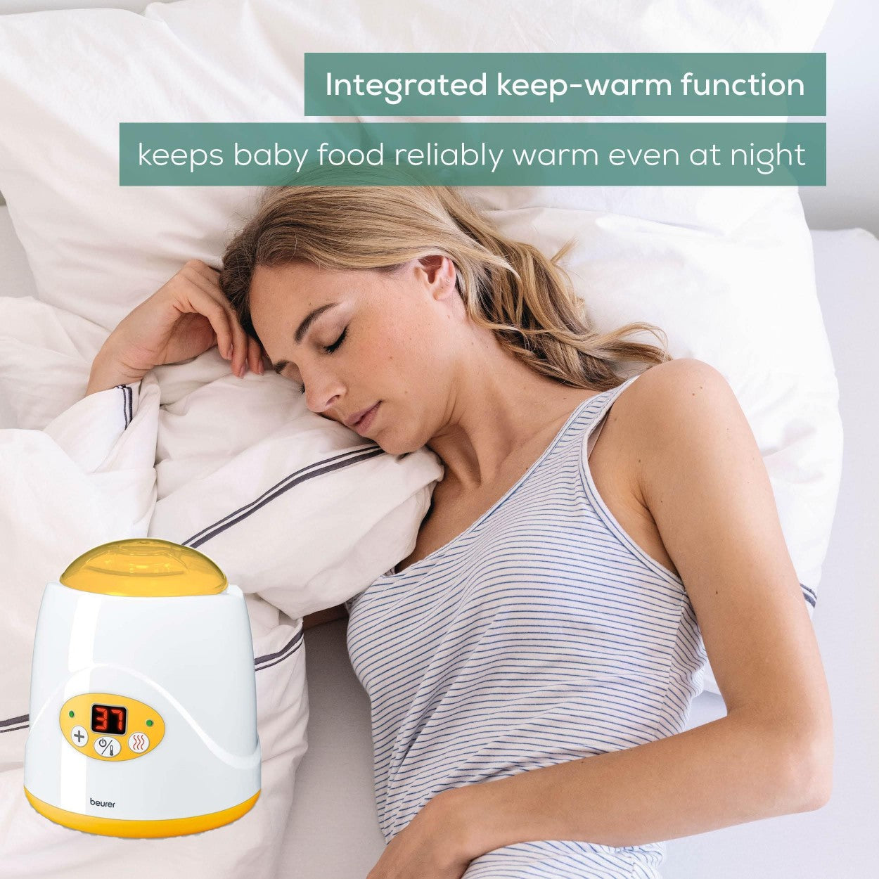 Demo - Beurer BY 52 Baby Food & Bottle Warmer | 2-in-1 | Warms Baby Food & Bottles & Keeps Them Warm