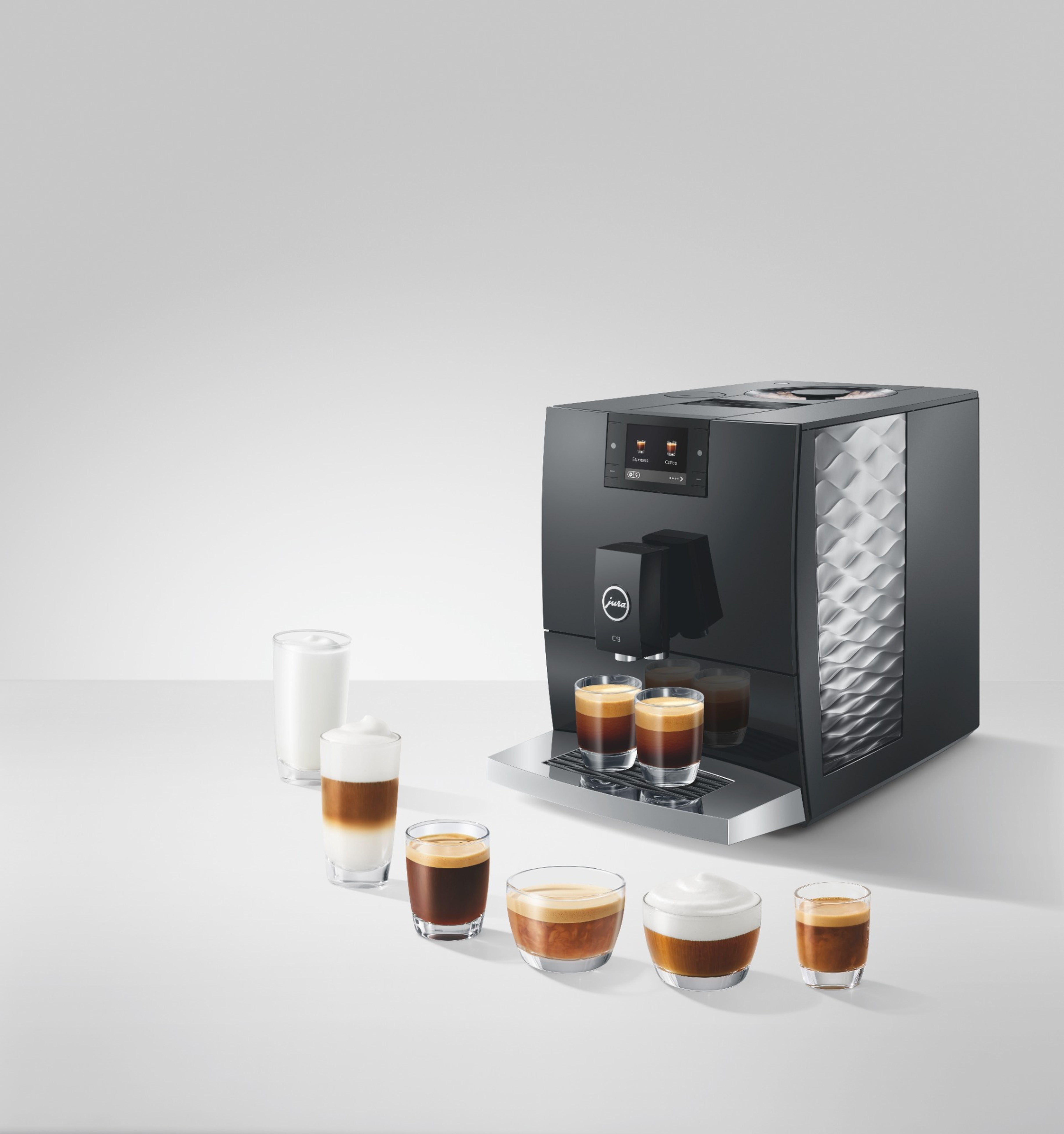 JURA C9 Piano Black Automatic Bean-to-Cup Coffee Machine 2026