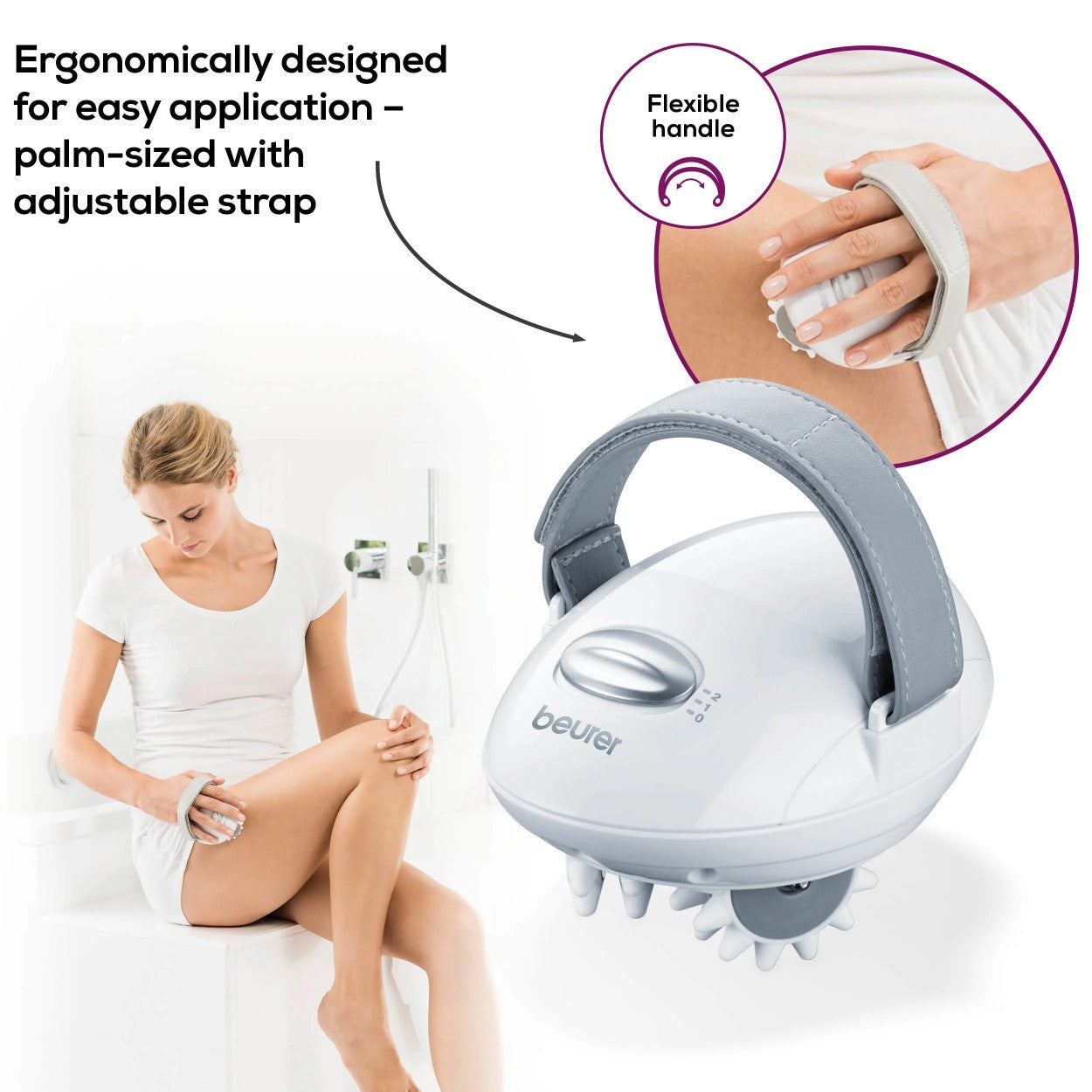 Beurer CM 50 Anti-Cellulite Massager for Firmer Skin. Mains Powered