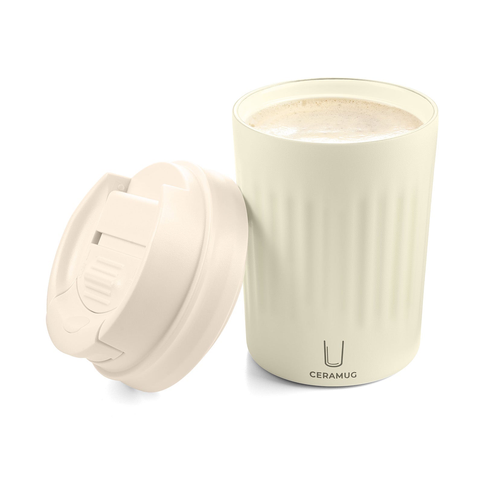 TROIKA Germany Thermal Mug 300ml | Ceramic Coating | Leak-Proof | White
