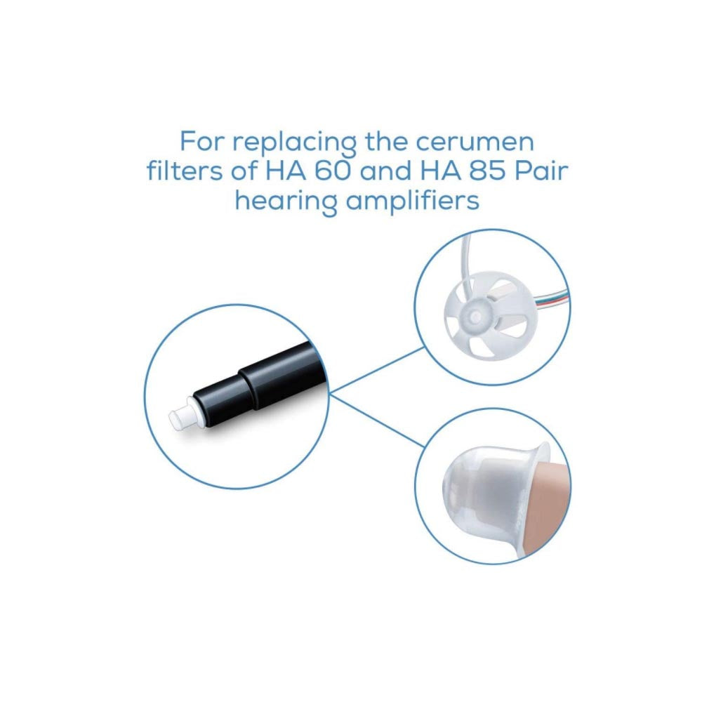 Beurer Earwax/Cerumen Filters for HA 60 & HA 85 Personal Sound Amplifiers
