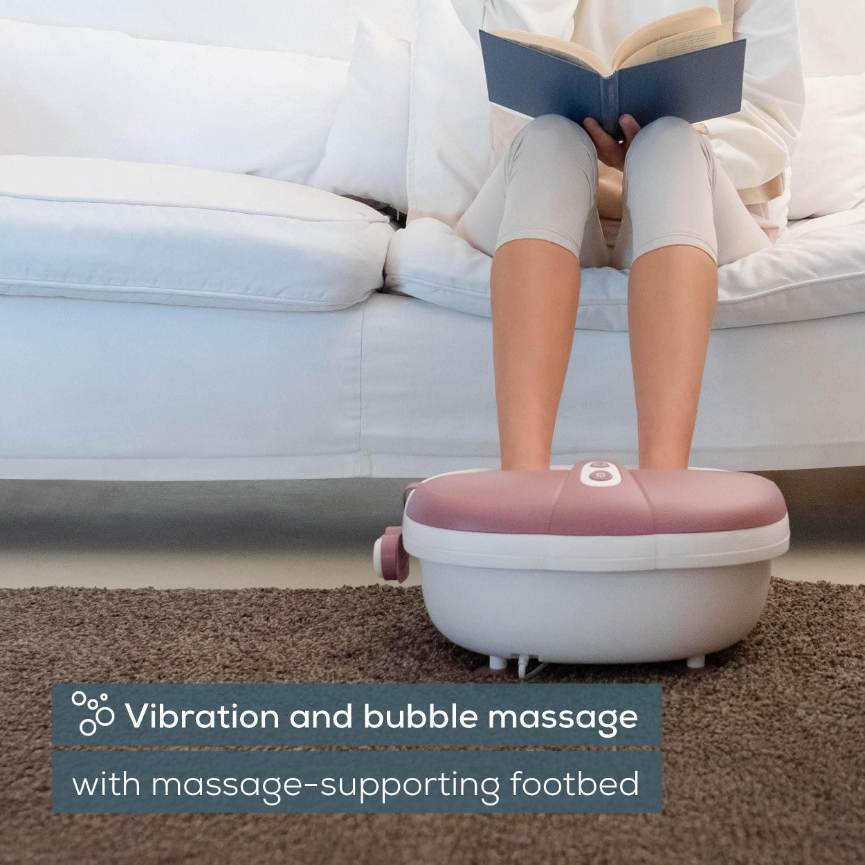 Beurer Germany Foot Spa / Foot Bath FB 35 Pedi Attachments, Aroma Filter, Magnets & Infrared