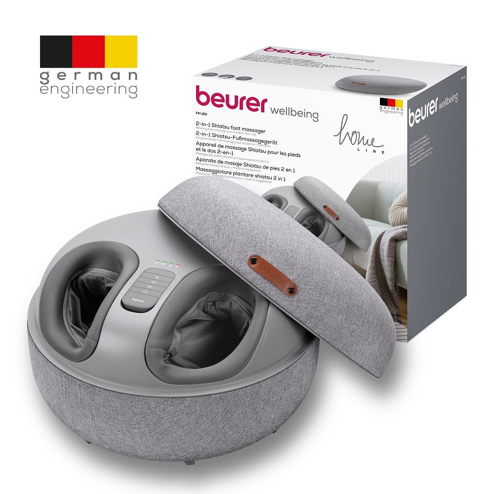 Demo - Beurer 2-in-1 Shiatsu Foot Massager & Foot Stool FM 120