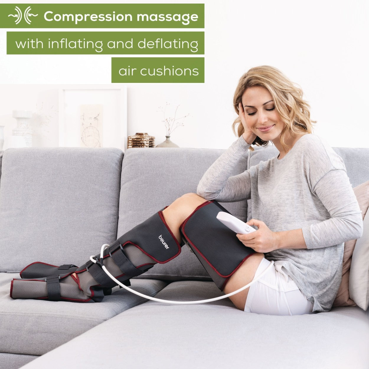 Beurer FM 150 Pro | Leg Compression Massager | Pressure Massage | Improve Blood Circulation & Tired Heavy Legs