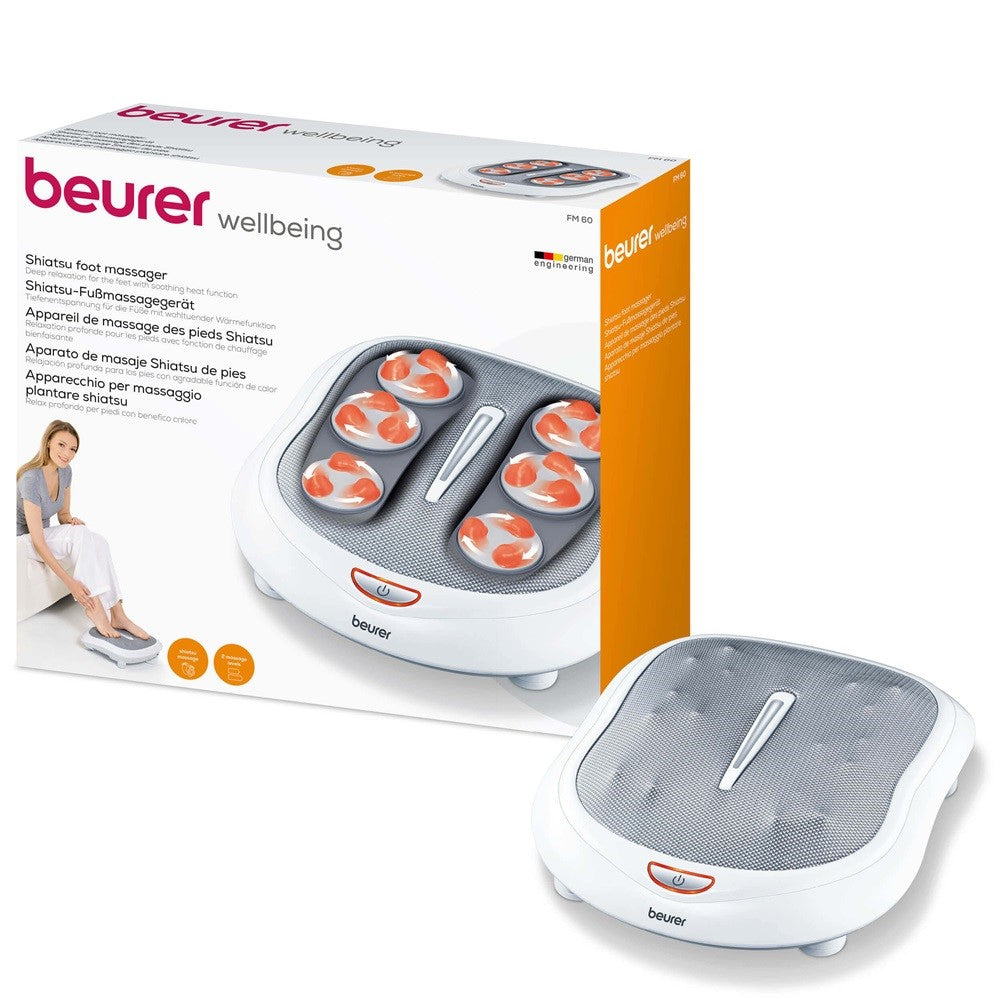 Demo - Beurer FM 60 Shiatsu Foot Massager - Soothing & Circulation Boosting with Heat Function