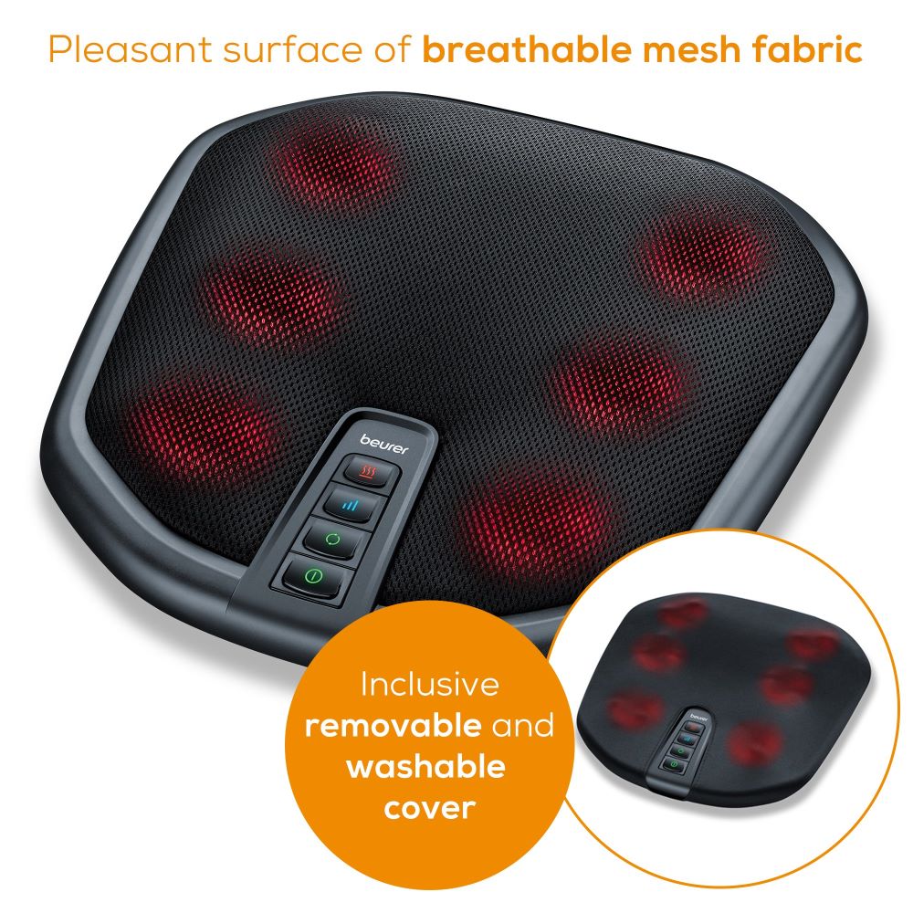 Demo - Beurer Shiatsu Foot & Back Massager: Heat Function & 3 Speed Options FM 70