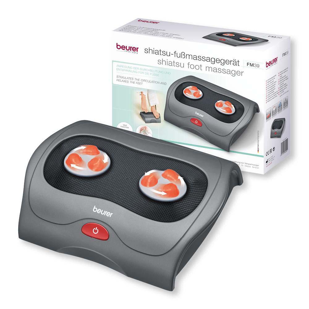 Beurer FM 39 Foot Massager: Shiatsu Massage with Optional Heat Function