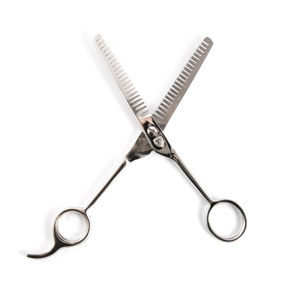 Kellermann 3 Swords Hair Thinning Scissors: Serrated Stainless Steel 7 Inch FU 1306 N
