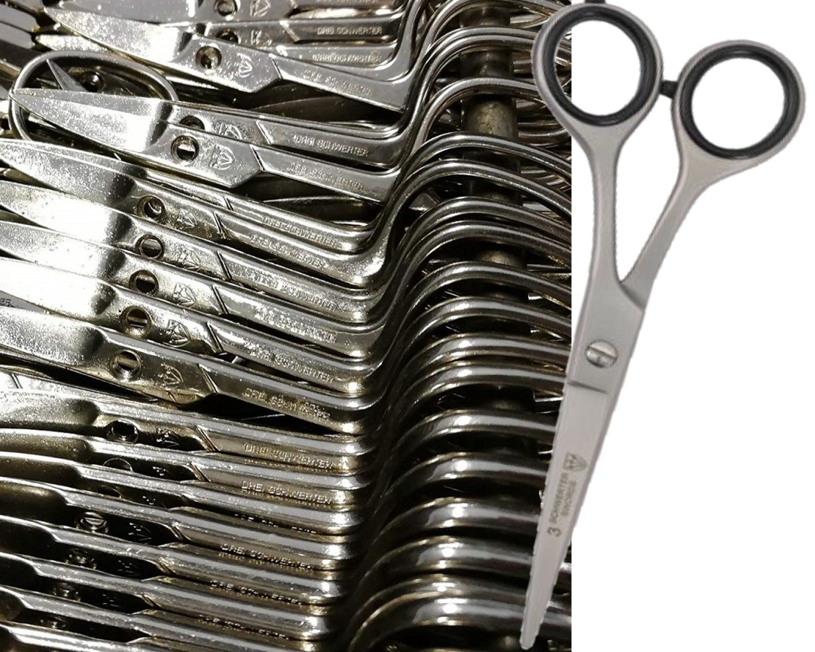 Kellermann 3 Swords Hair Scissors | 15cm / 6" | Stainless-Steel | FU 700