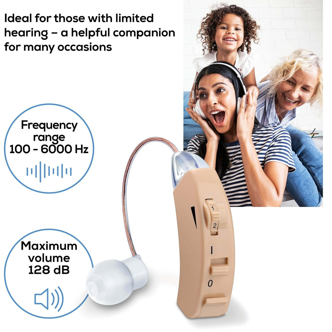 Beurer Germany HA 50 Personal Sound Amplifier: Fits Behind the Ear - 1 Piece