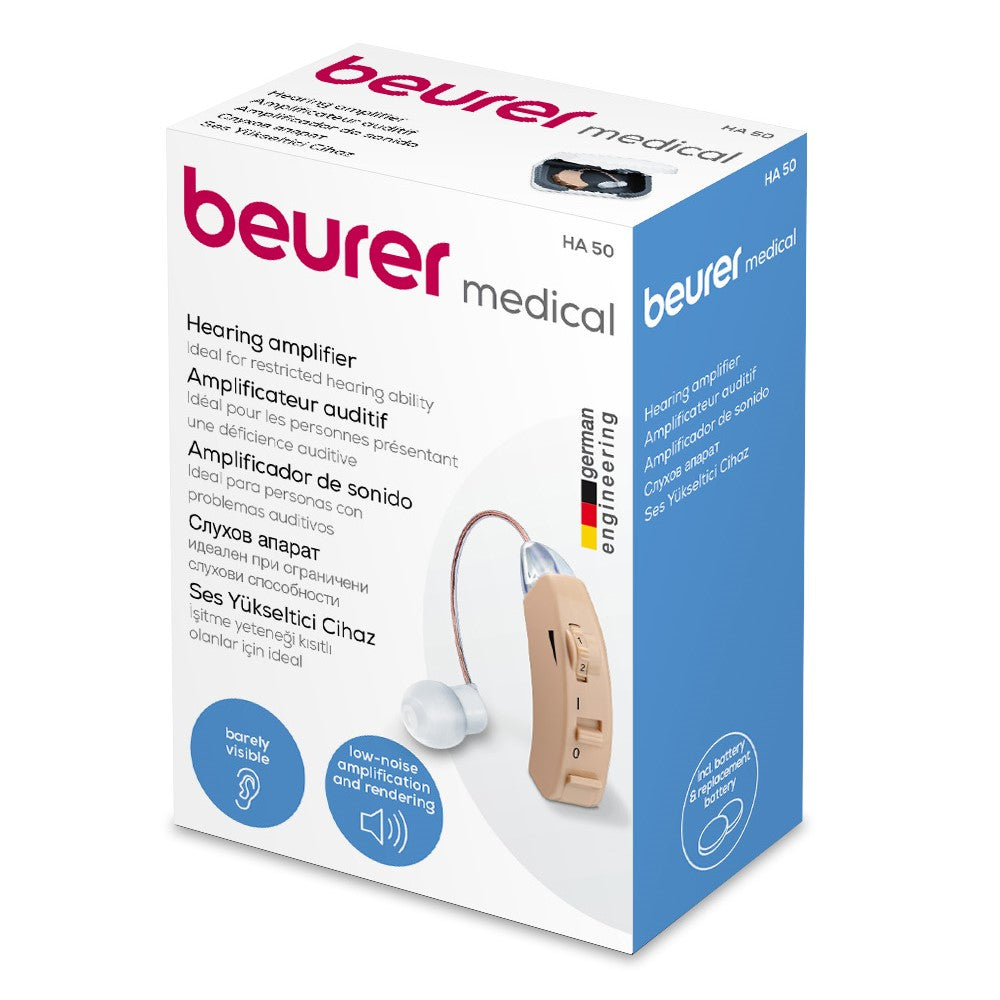 Beurer Germany HA 50 Personal Sound Amplifier: Fits Behind the Ear - 1 Piece