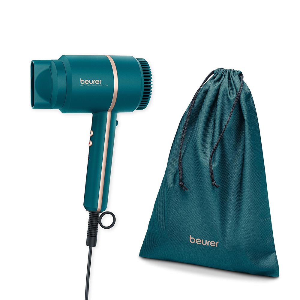 Demo - Beurer Compact Hairdryer for On-the-Go 1600-2000 Watts HC 35 - Ocean Blue