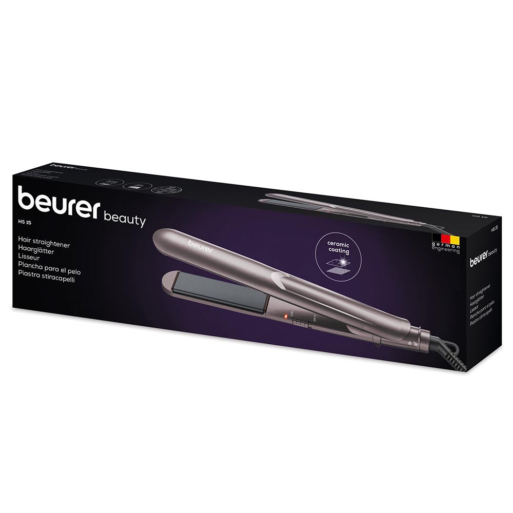 Beurer Germany HS 15 Hair Straightener Fast Heating & Gentle on Hair