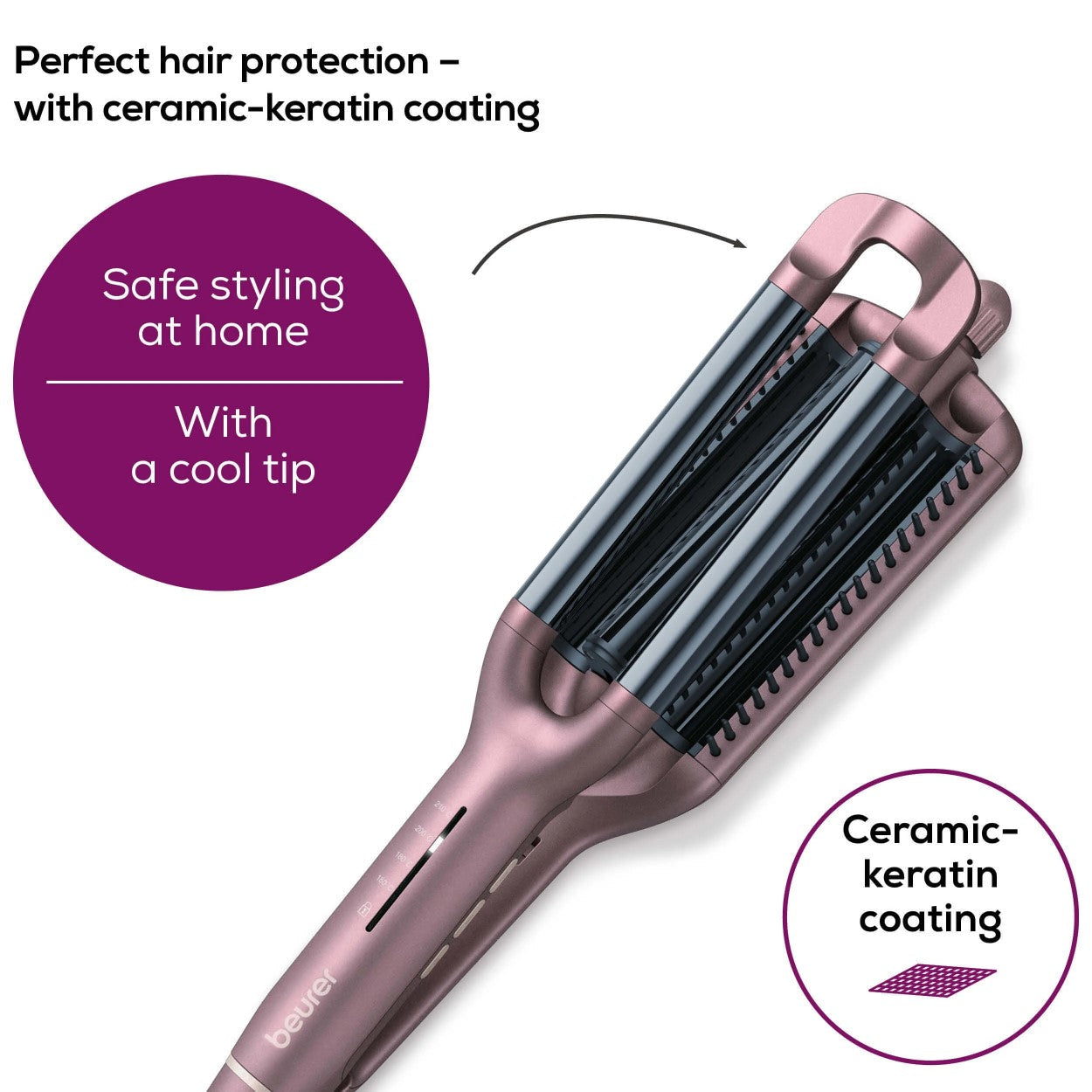 Demo - Beurer HT 65 Hot Wave Styler for Beach, Natural, Mermaid or Water Waves