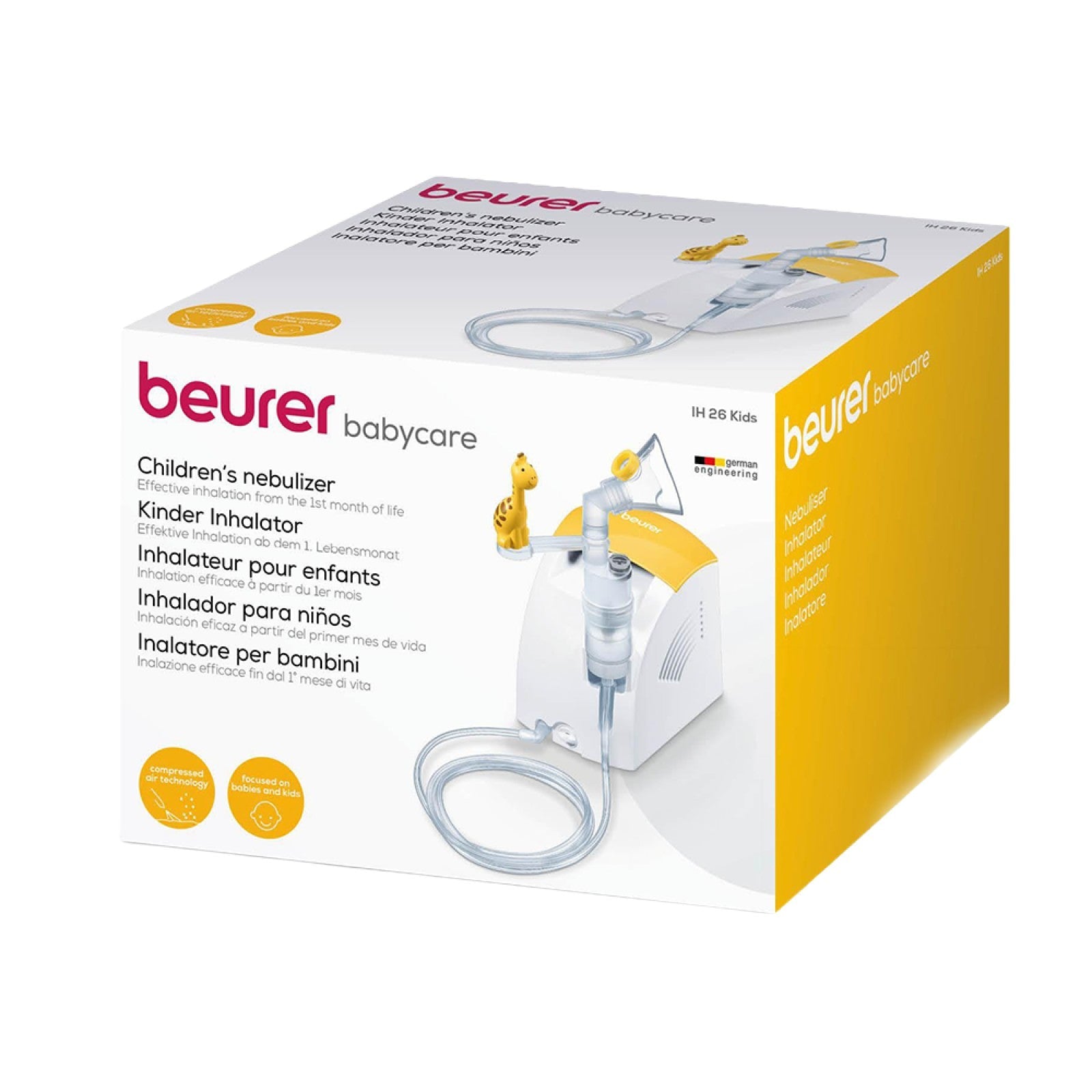 Beurer Germany Nebuliser for Children & Babies | Quick, Quiet Nebulization | IH 26 KIDS