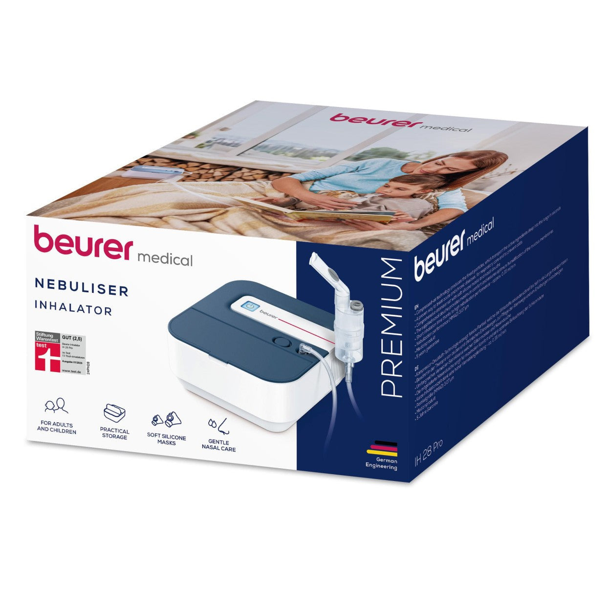 Beurer Nebuliser: With Adult & Child Accessories and Nasal Douche IH 28 PRO