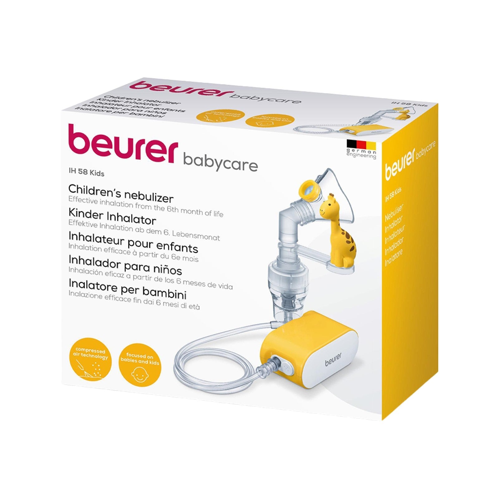 Beurer Germany Kids Travel Nebuliser with Baby & Child Masks IH 58 KIDS