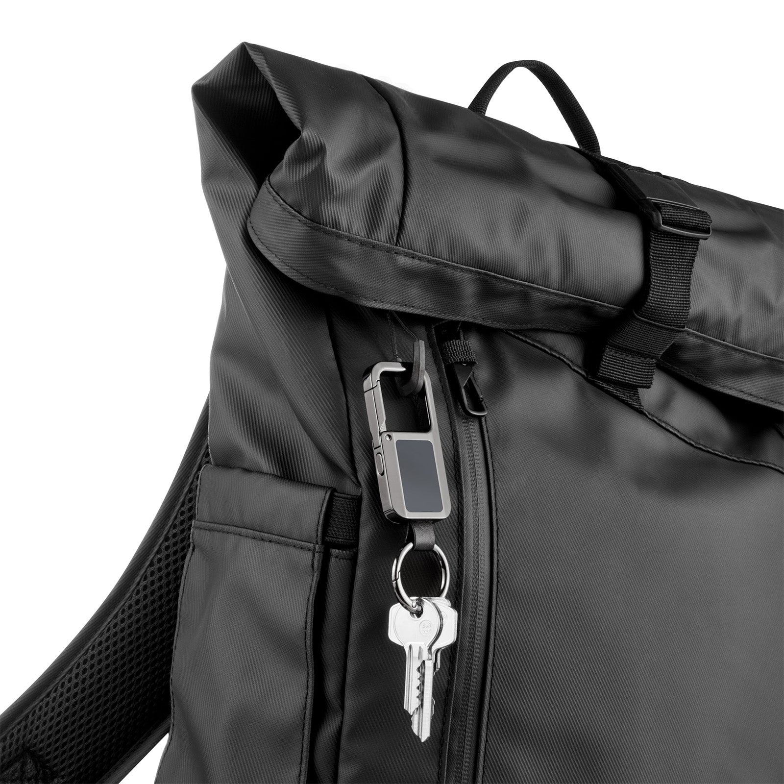 TROIKA Germany Apple Find My Clip Keyring | Track Keys & Bags | Gunmetal