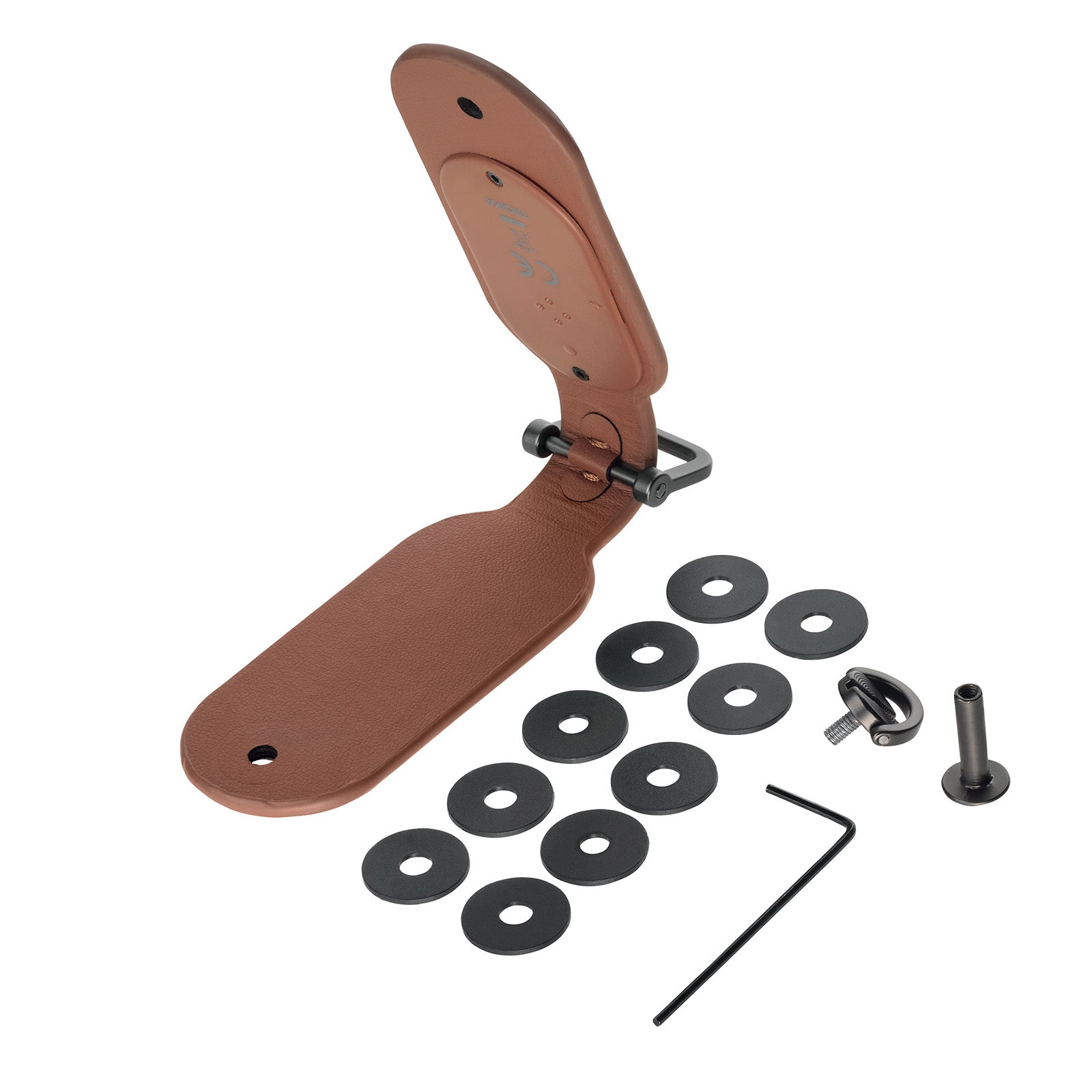 TROIKA Germany Apple Find My Key Organiser | Holds up to 4 Keys | Brown