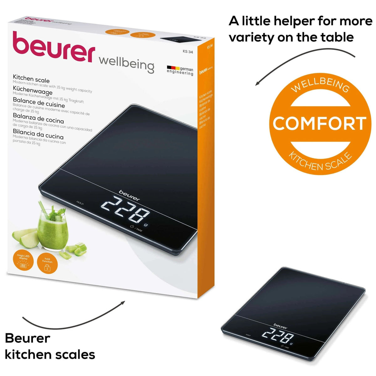 Beurer KS 34 XL kitchen scale