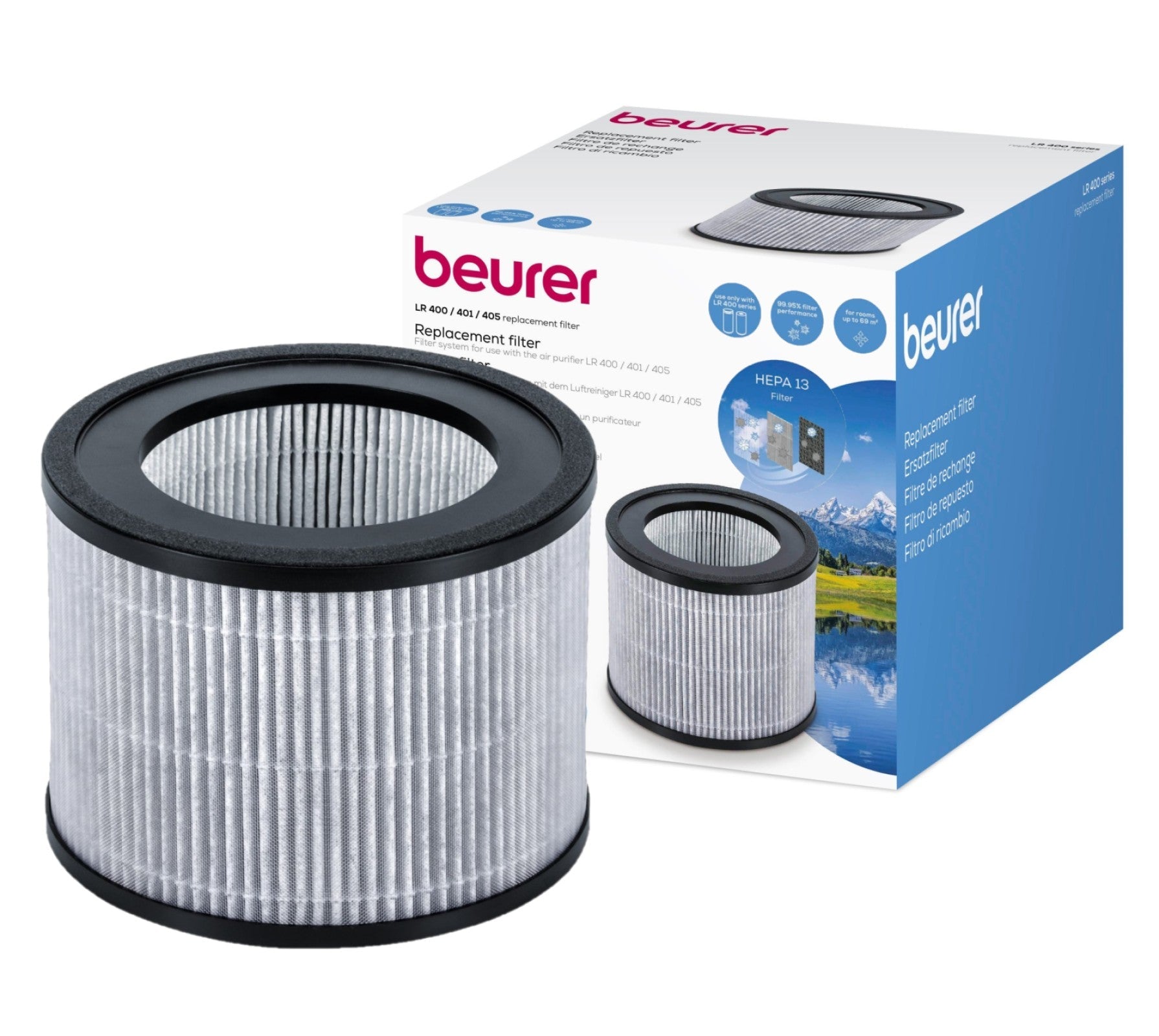 Beurer Replacement Filter for use with LR 400/LR 401/LR 405 Air Purifiers