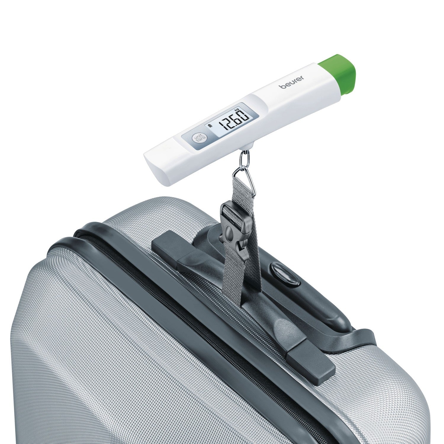 Beurer LS 20 ECO Luggage Scale | Small & Portable | Fits in Your Handbag | 50kg Capacity | 10g Precision | No Batteries Needed