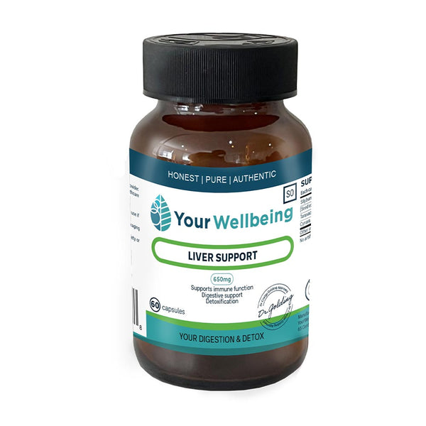 Your Wellbeing Liver Support - Detoxification, Digestive & Immune Function Support