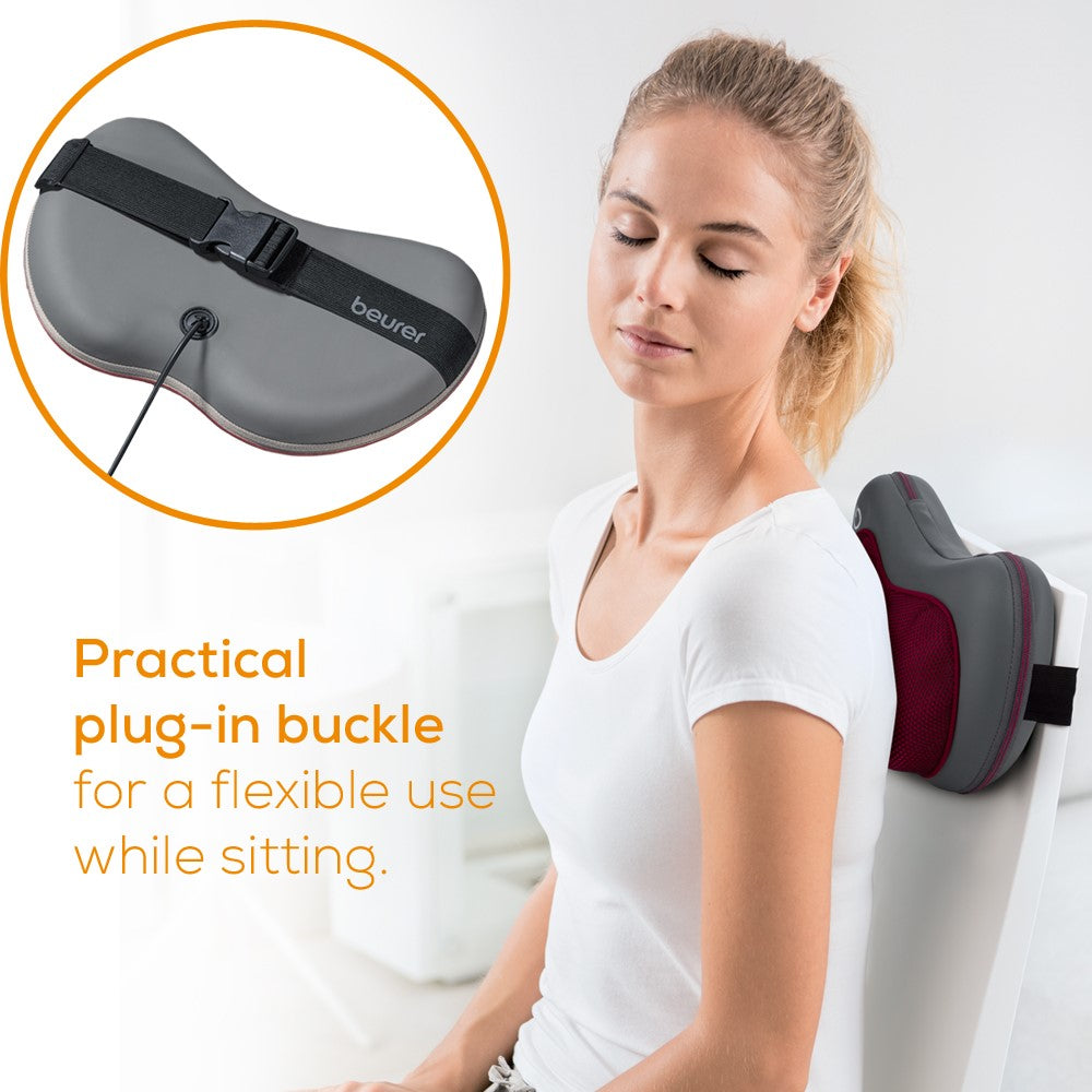 Beurer MG 149 Shiatsu Massage Cushion for Back, Neck & Legs: Relax & Relieve Tension