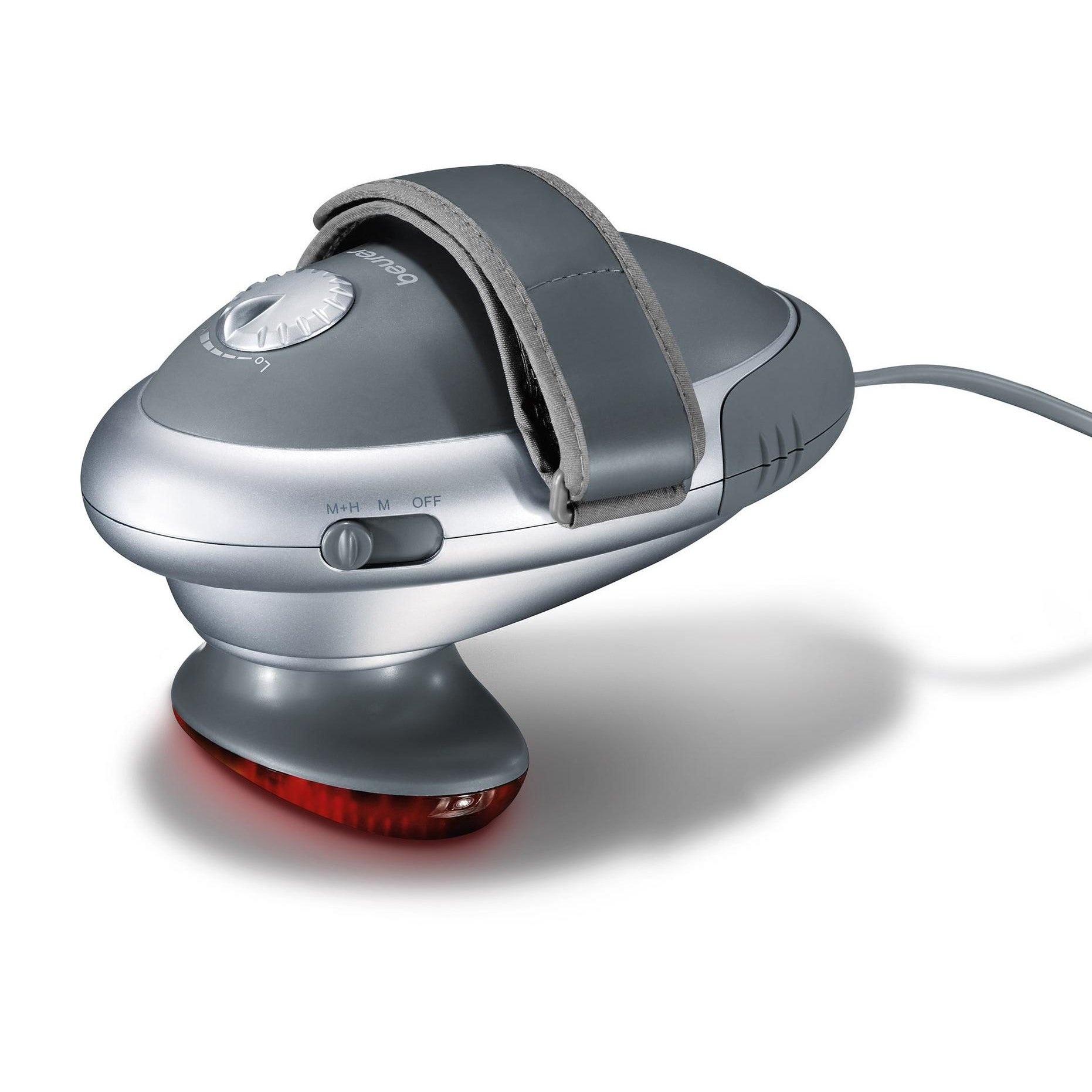 Beurer MG 70 Tapping Massager: Infrared Heat Option, 2 Attachments, Adjustable Intensity