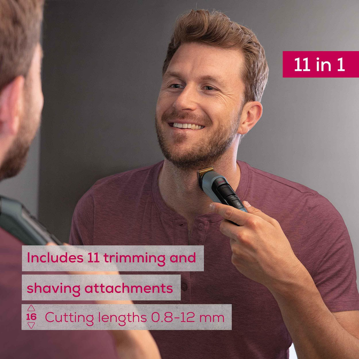 Beurer MN9X LE25 Electric Multi Groomer | Trim & Shave the Entire Body Including Ears, Nose, Beard & Hair