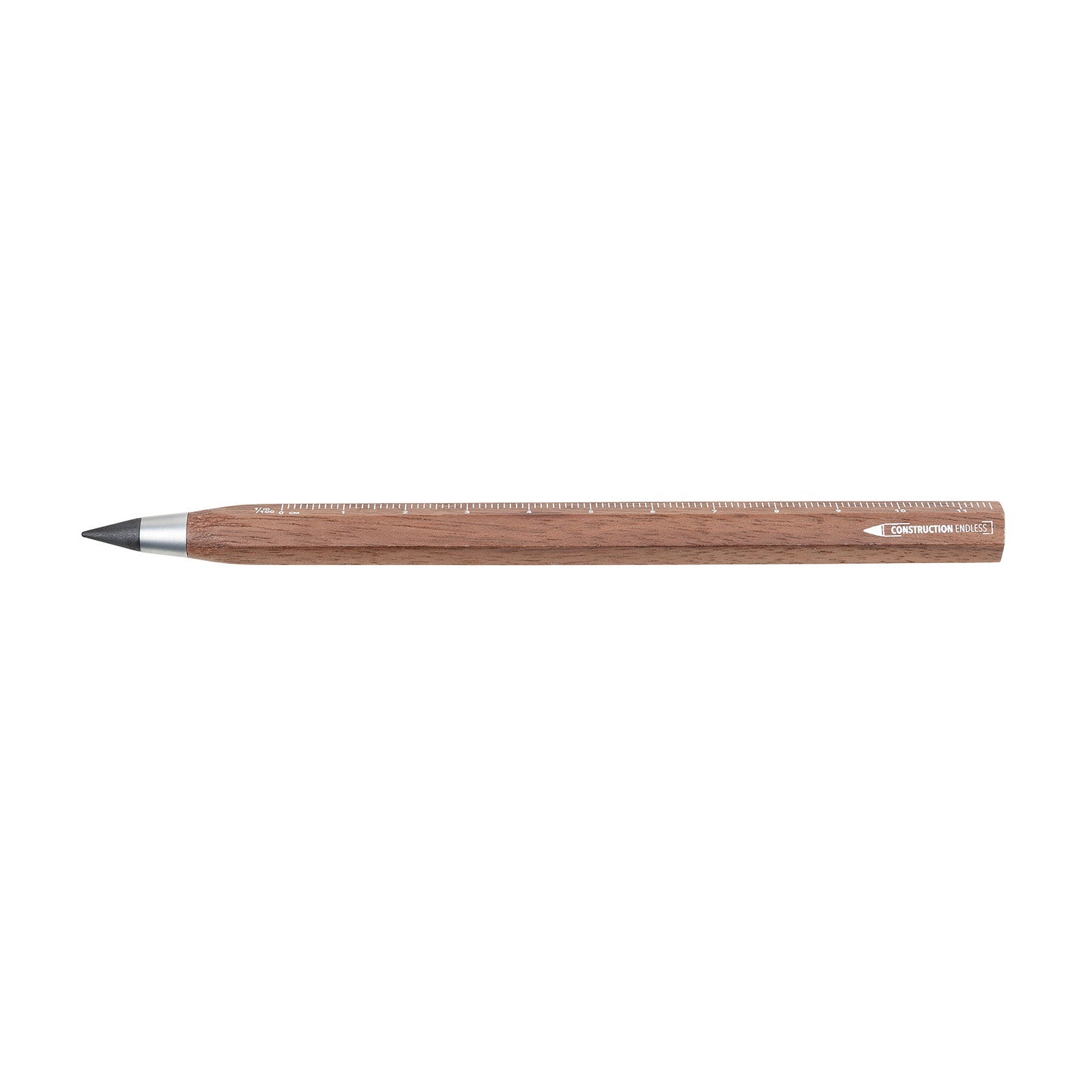 TROIKA Germany Endless Pencil HB | FSC Walnut Wood | 20km | No Sharpening