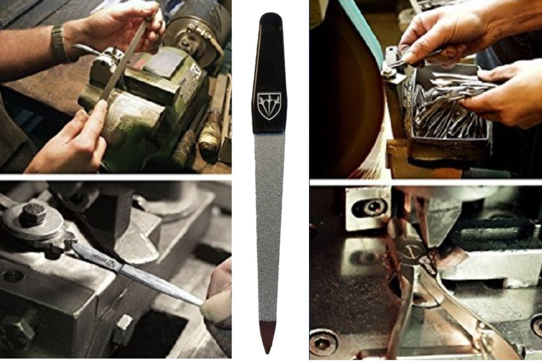 Kellermann 3 Swords Sapphire Nail File | Double-Sided | 13cm | PF 2705