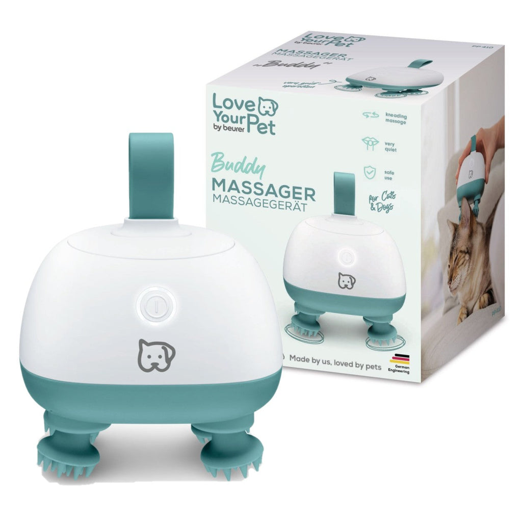 Beurer Massager for Dogs & Cats | Gentle Kneading Massage for Pets | Rechargeable | “Buddy”